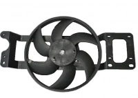 Вентилятор охлаждения в сборе KANGOO на авто без a/c 1.2,1.4 MPI, 1.5 DCI, до 2008г. Производитель: Luzar. 