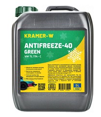 Антифриз зеленый (-40*C), 5л. Производитель: KRAMER-W.  