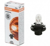 Лампочка щитка (панели приборов) 12V 1,2W BX8,4D. Производитель:Osram.