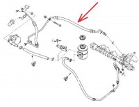 Трубка ГУР высокого давления для авто с а/с Logan,MCV,Sandero до 2013г. оригинал.