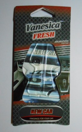 Ароматизатор капельный 1 аромат (елочка) Vanesica Fresh New Car (Новая машина) CGM168
