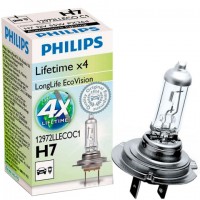 Лампочка 12 [В] H7 LongLife EcoVision 55W цоколь PX26d .Производитель:Philips.