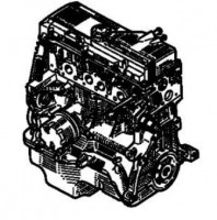 Двигатель в сборе Dacia SupeRNova E7J 260.