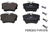 Колодки тормозные задние RENAULT TRAFIC,OPEL VIVARO,NISSAN PRIMASTAR. Производитель: Ferodo.