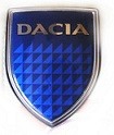 Значек передний "Dacia" синий Logan,MCV фаза1. Производитель: Турция.