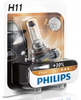 Лампочки H11 (комплект 2шт) Vision +30% ,55W. Производитель: Philips.