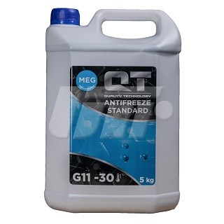 Антифриз синий (-30 С)G11, 5 л. Производитель: QT MEG. 