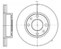 Диск тормозной вентилируемый (комплект 2 шт) SupeRNova/Solenza. Производитель: Remsa.
