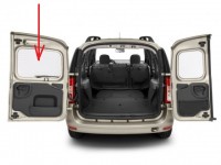 Стекло левой двери багажника (распашенка) без подогрева MCV 5-мест. Производитель: Китай.