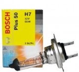 Лампочка 12 [В] H7 55W цоколь PX26d +50% света. Производитель: Bosch.