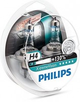 Лампочка 12 [В] (к-кт 2шт) H4 X-TReme Vision 60W цоколь P43T-38 + 130% света.Производитель:Philips.
